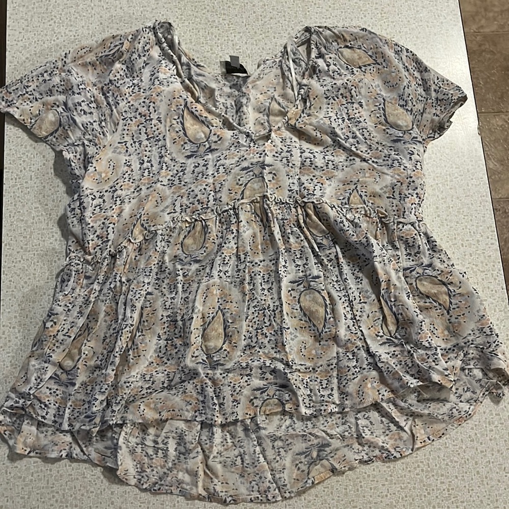 Lucky brand boho blouse